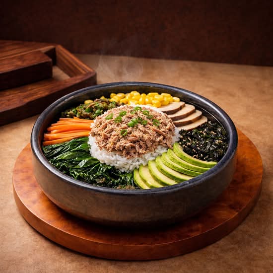 Tuna Rice Bowl / 金枪鱼拌饭